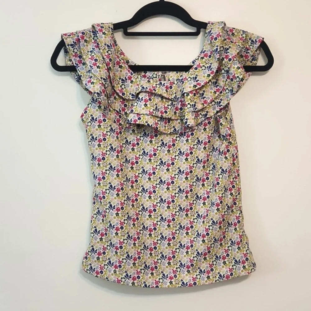 Liberty of London for Target Floral Ruffle Blouse size small